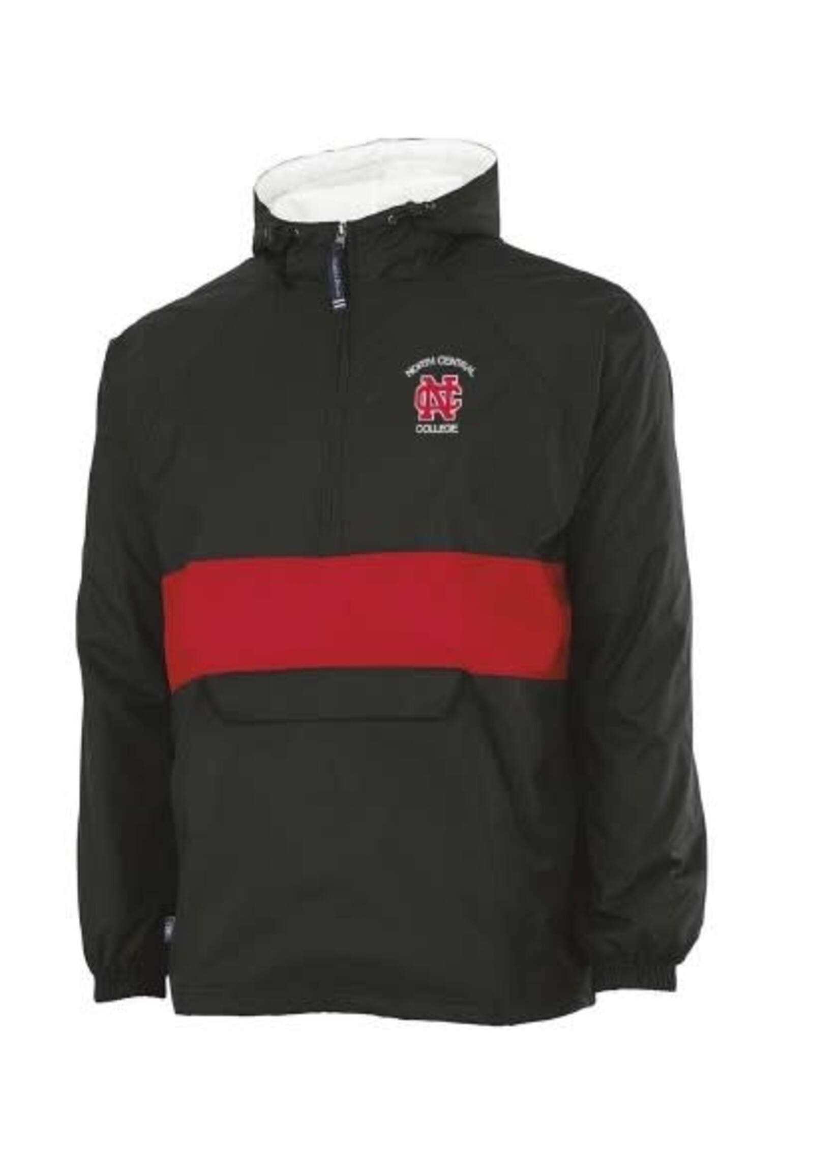 Charles River Classic Striped Pullover - Pack n Go Black/Red