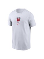 Nike Nike NCC Legend Center Logo / Center Swoosh  SS Tee White F25