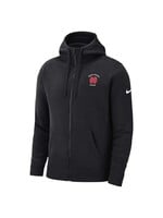 Nike Nike Club Fleece Full Zip Black M32151 Embroidered Logo