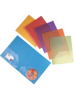 Filexec Filexec Poly Pocket Folder Assorted 2 Pocket/3 Hole Punched sold separately