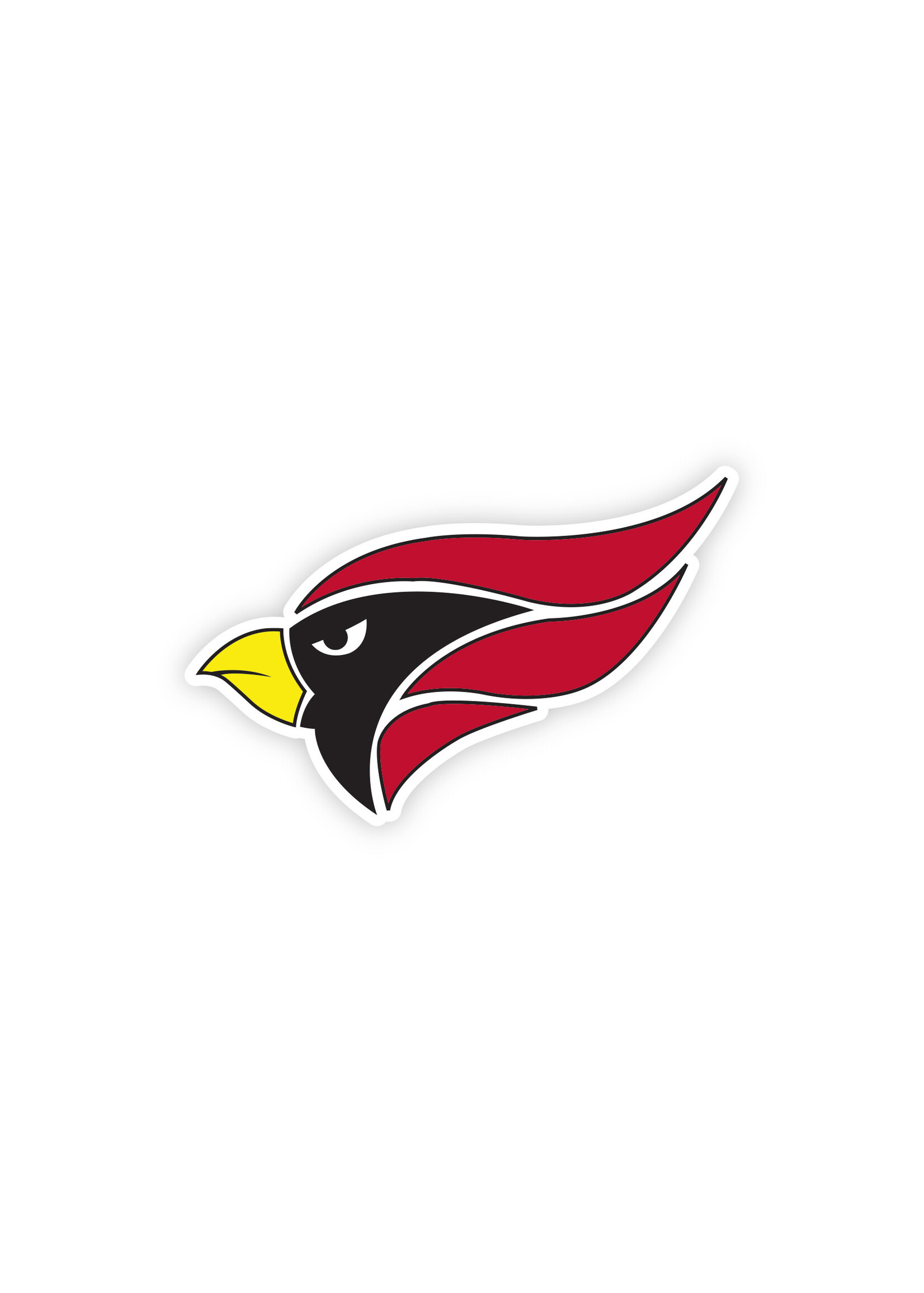 Neil Enterprises Neil Enterprises 3" Embroidered Chippy Cardinal Patch w/ shimmer thread
