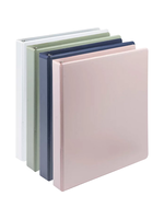 Samsill Samsill Asst Colors Plant Based Round Ring View Binder 1 inch