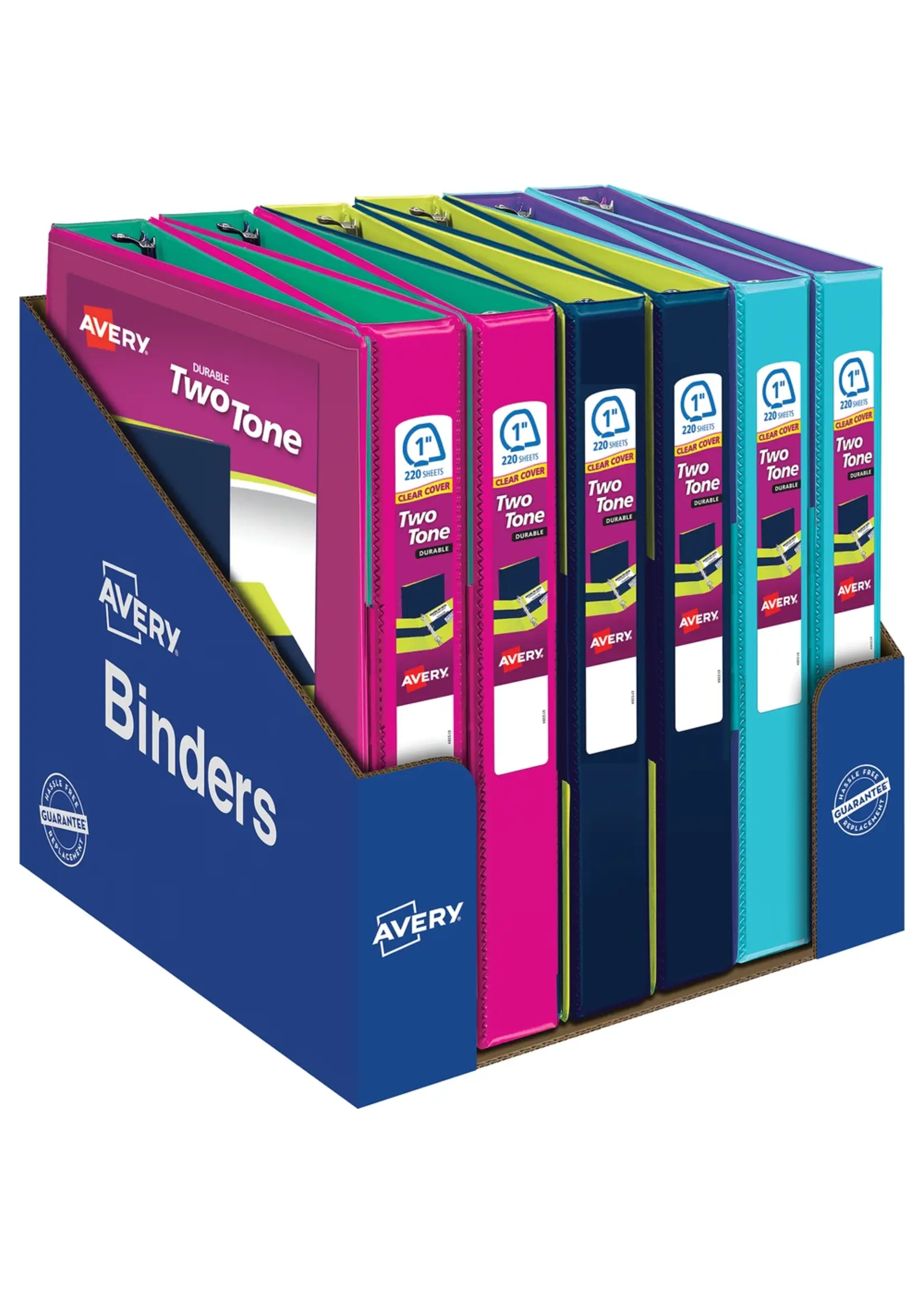 Avery Avery Durable Two-Tone View Binder w/ Slant Ring 1 Inch Bulk