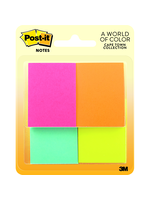 Post-It Post-It Sticky Notes Asst (Cape Town) 4 pack
