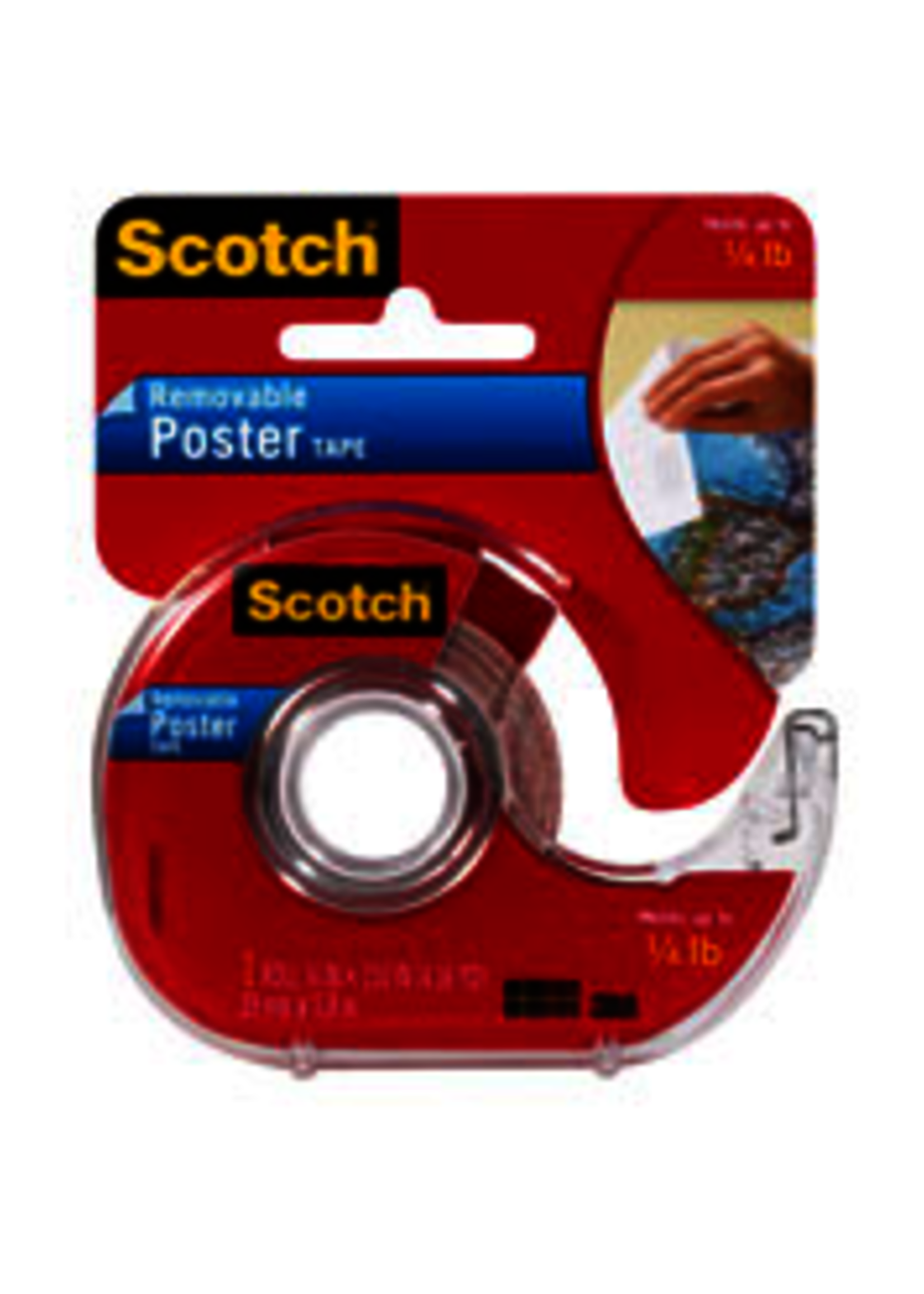 Scotch Scotch Removable Poster Tape(Clear)