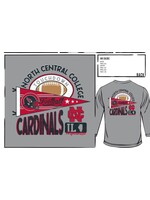 Image One Image One Football Pennant  Tee Long Sleeve