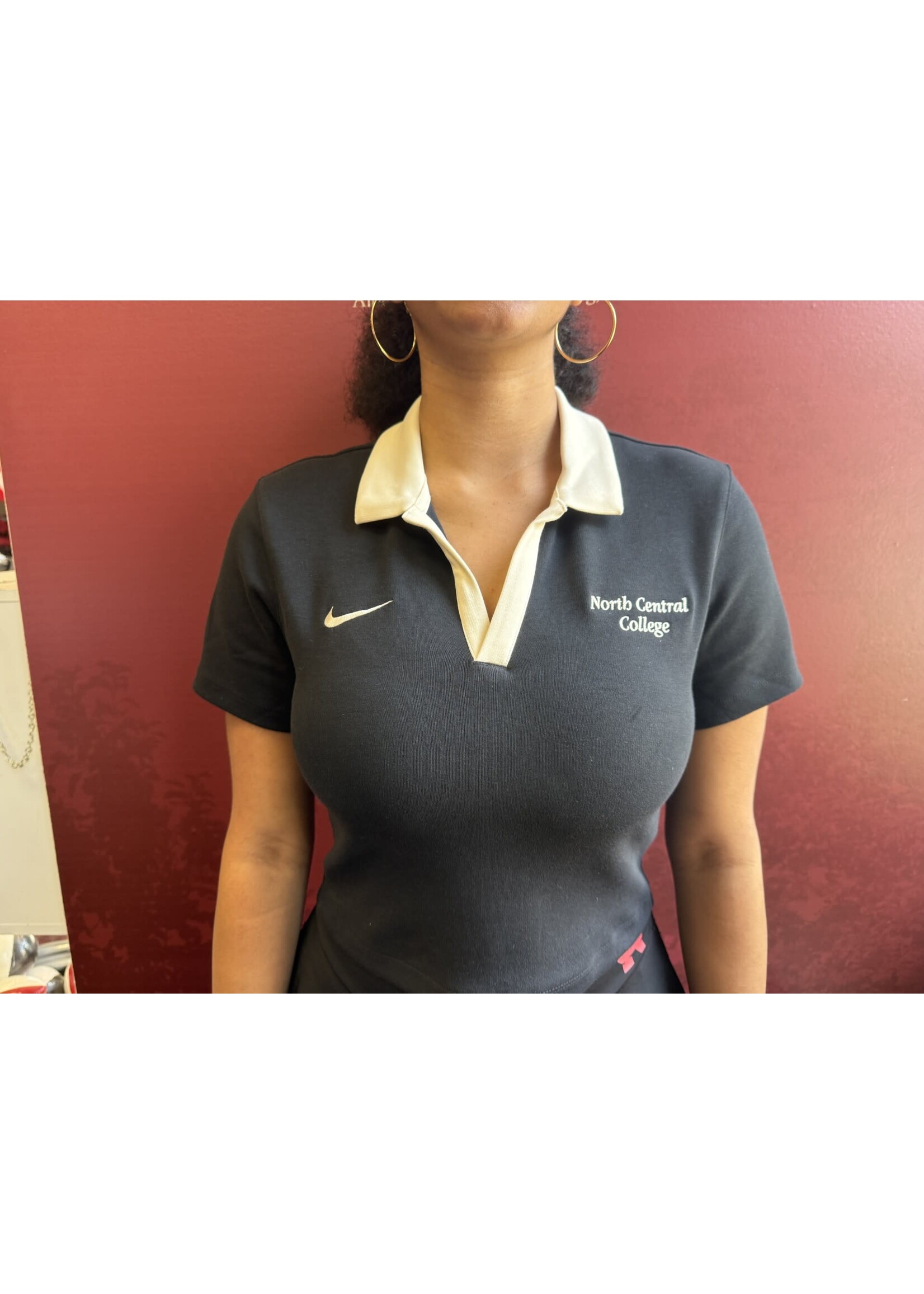 Nike Nike Women's Polo Crop Top Blk/Nat