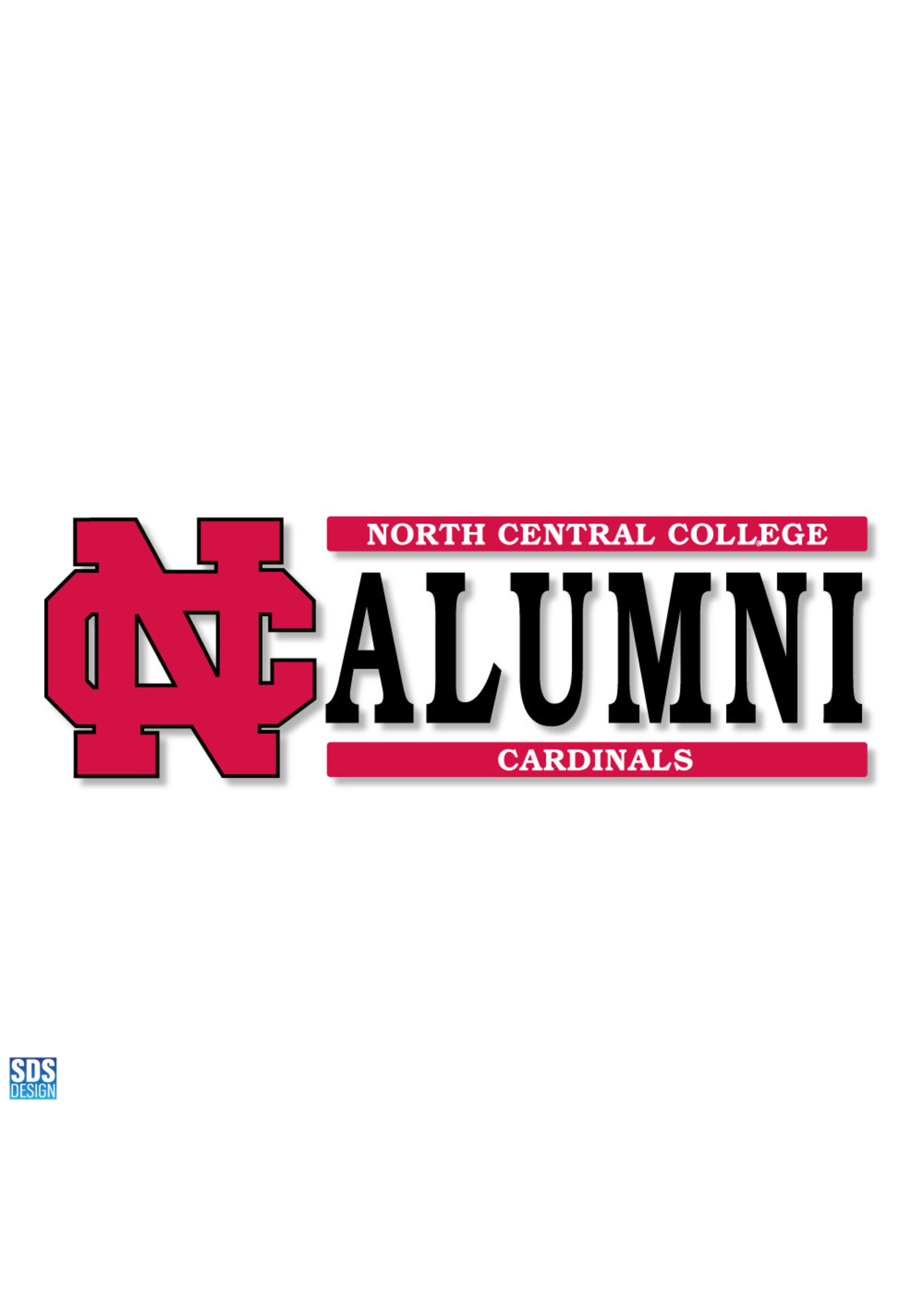 SDS Designs SDS Design 6" North Central College Vinyl Decal
