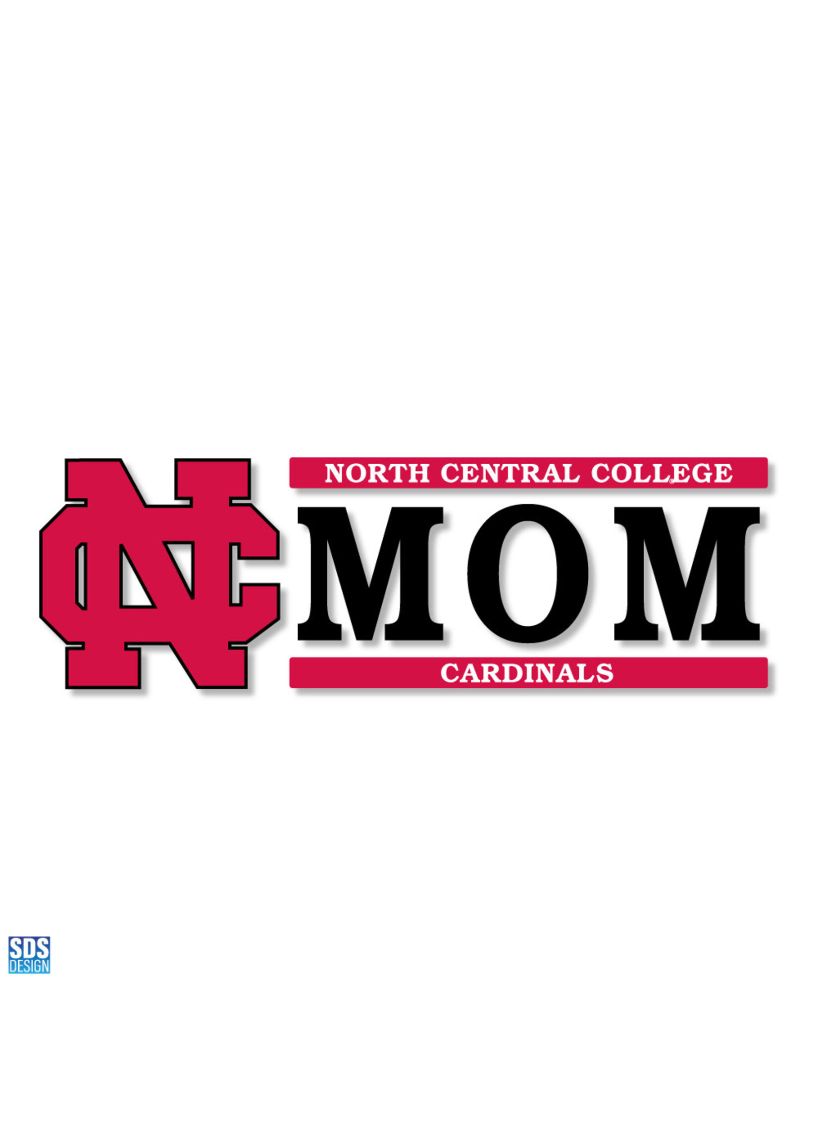 SDS Designs SDS Design 6" North Central College Vinyl Decal