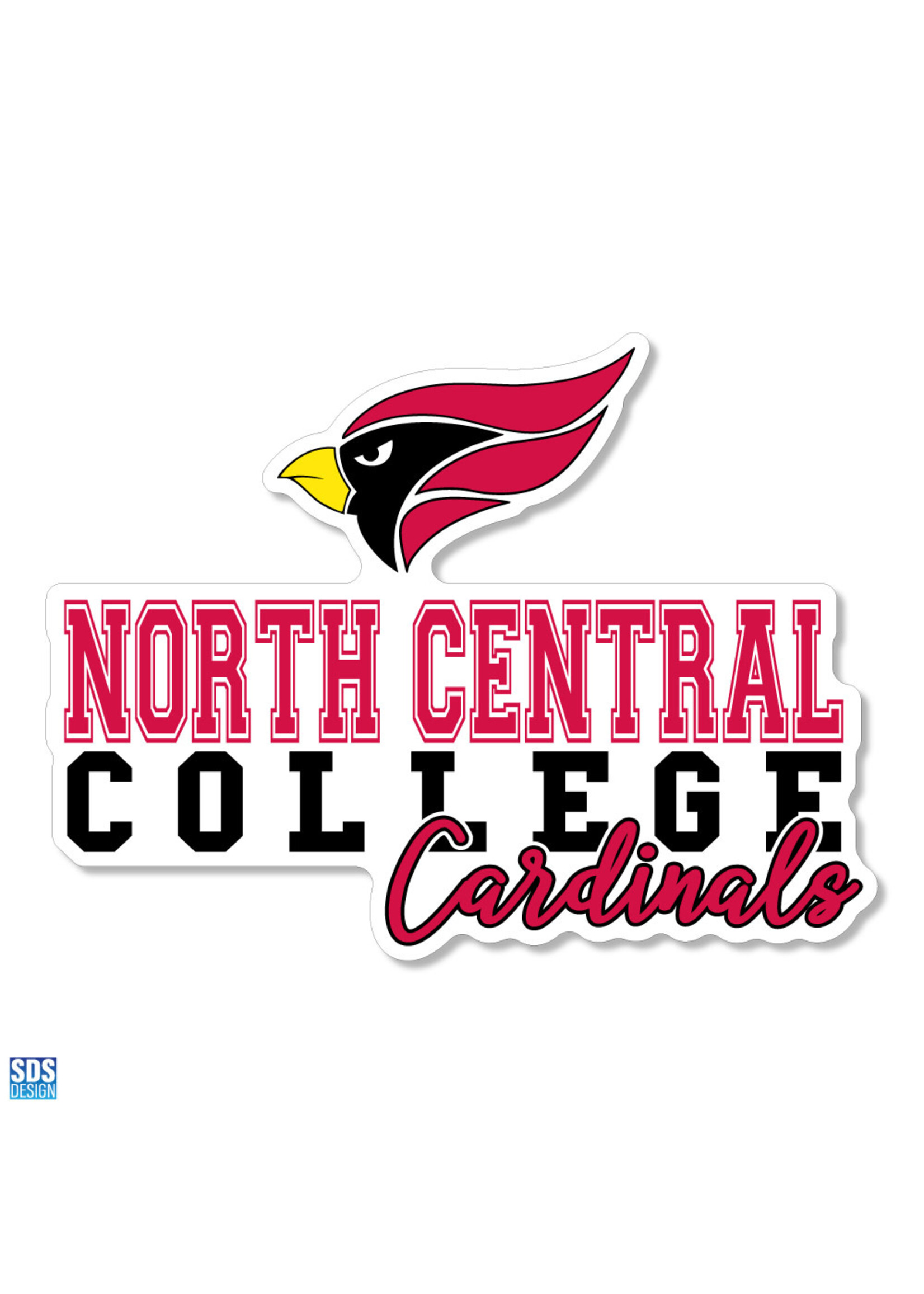 SDS Designs SDS Design 3" North Central College Vinyl Decal