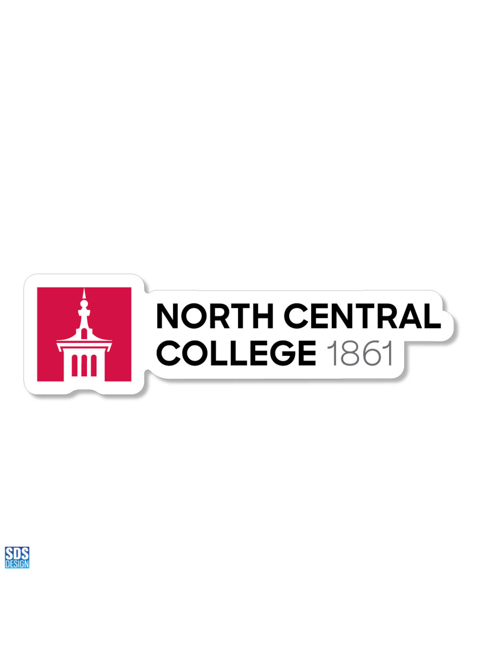 SDS Designs SDS Design 3" North Central College Vinyl Decal