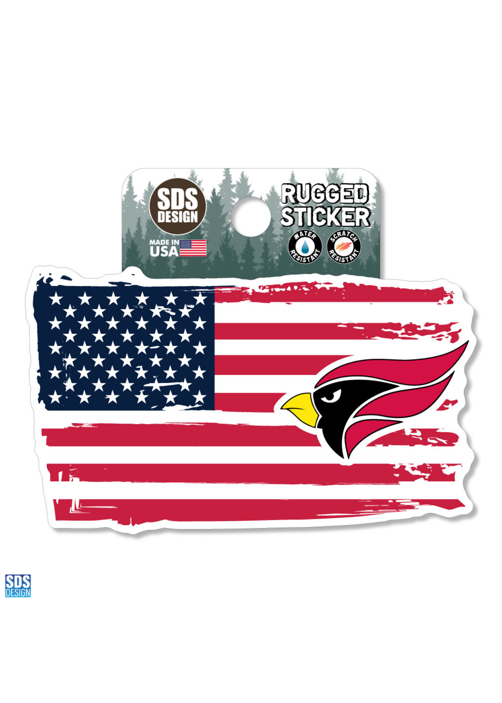 SDS Designs SDS Rugged Stickers North Central College 3.5"