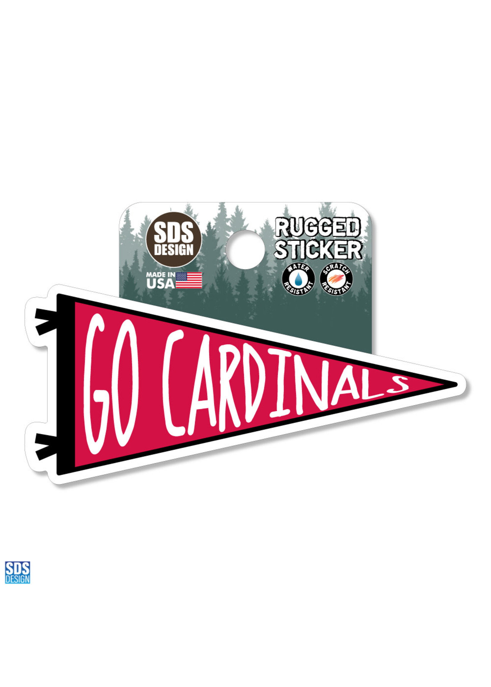 SDS Designs SDS Rugged Stickers North Central College 3.5"
