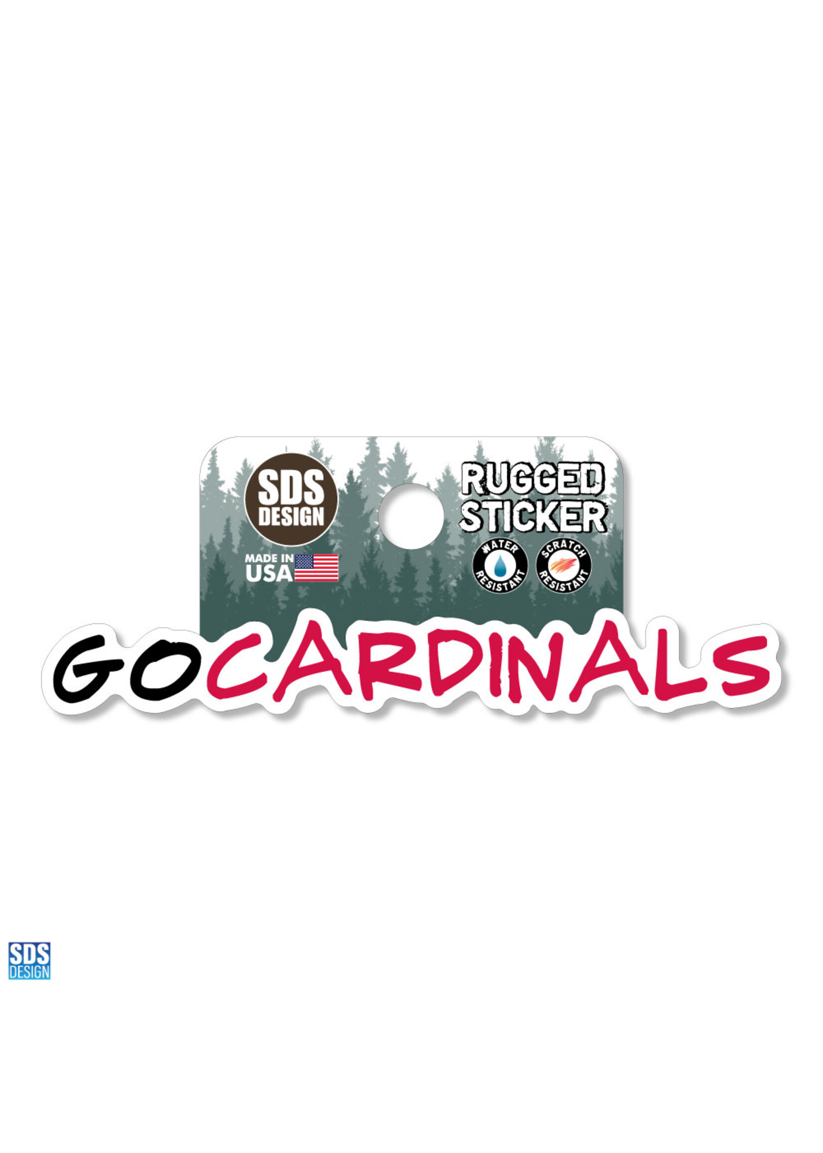 SDS Designs SDS Rugged Stickers North Central College 3.5"