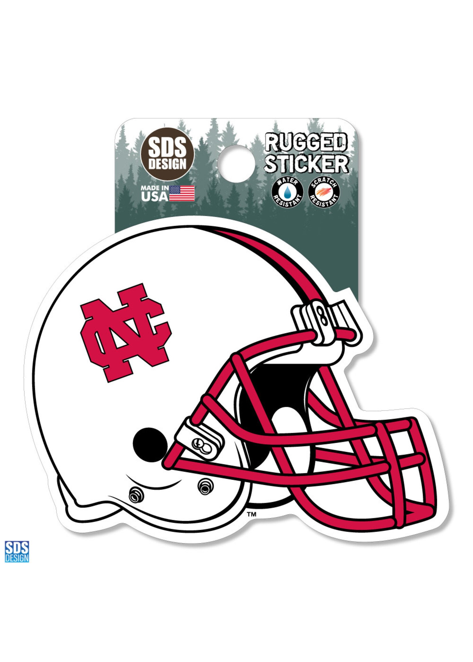 SDS Designs SDS Rugged Stickers North Central College 3.5"