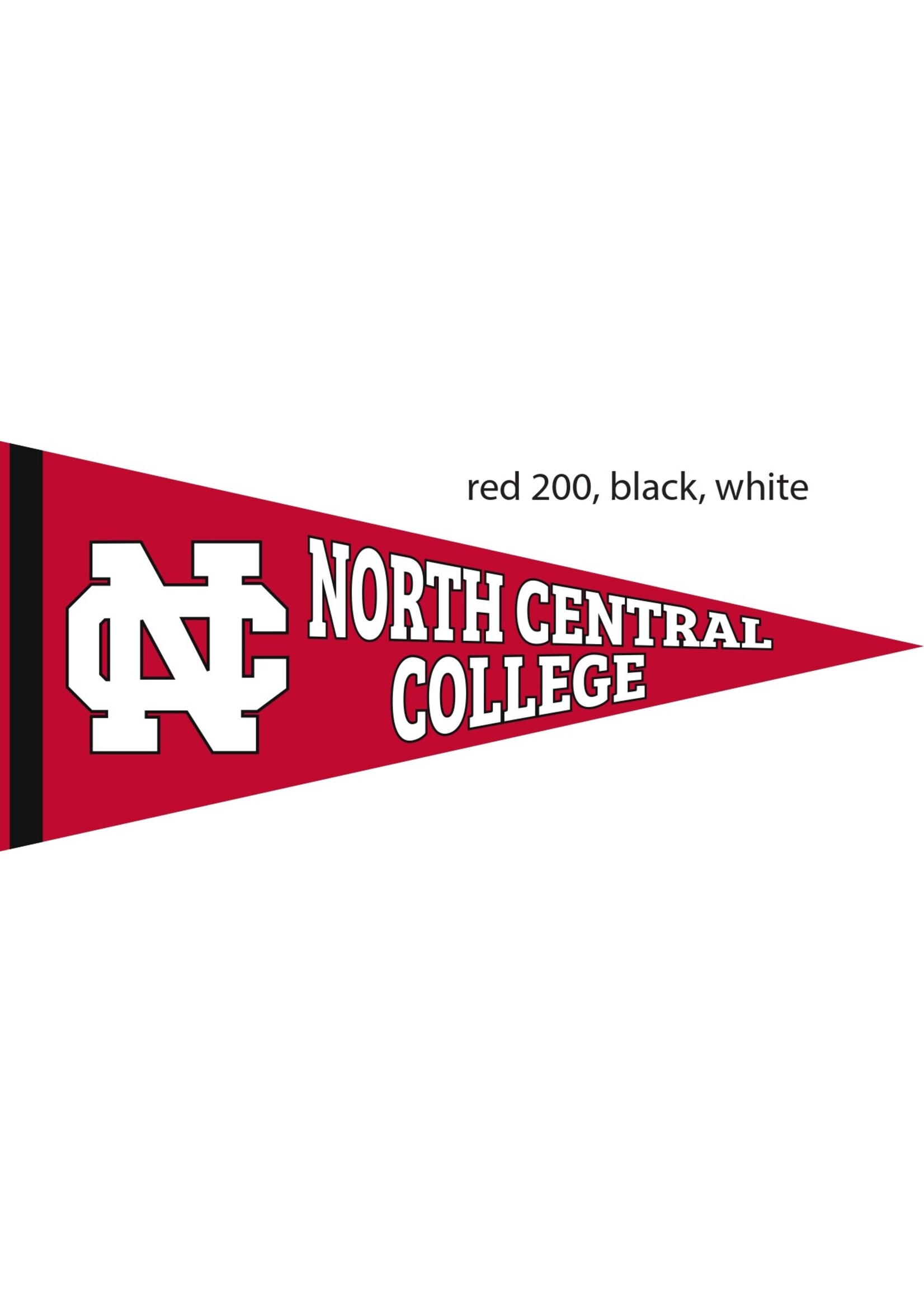 Sewing Concepts NCC Mini stiff felt pennant - red