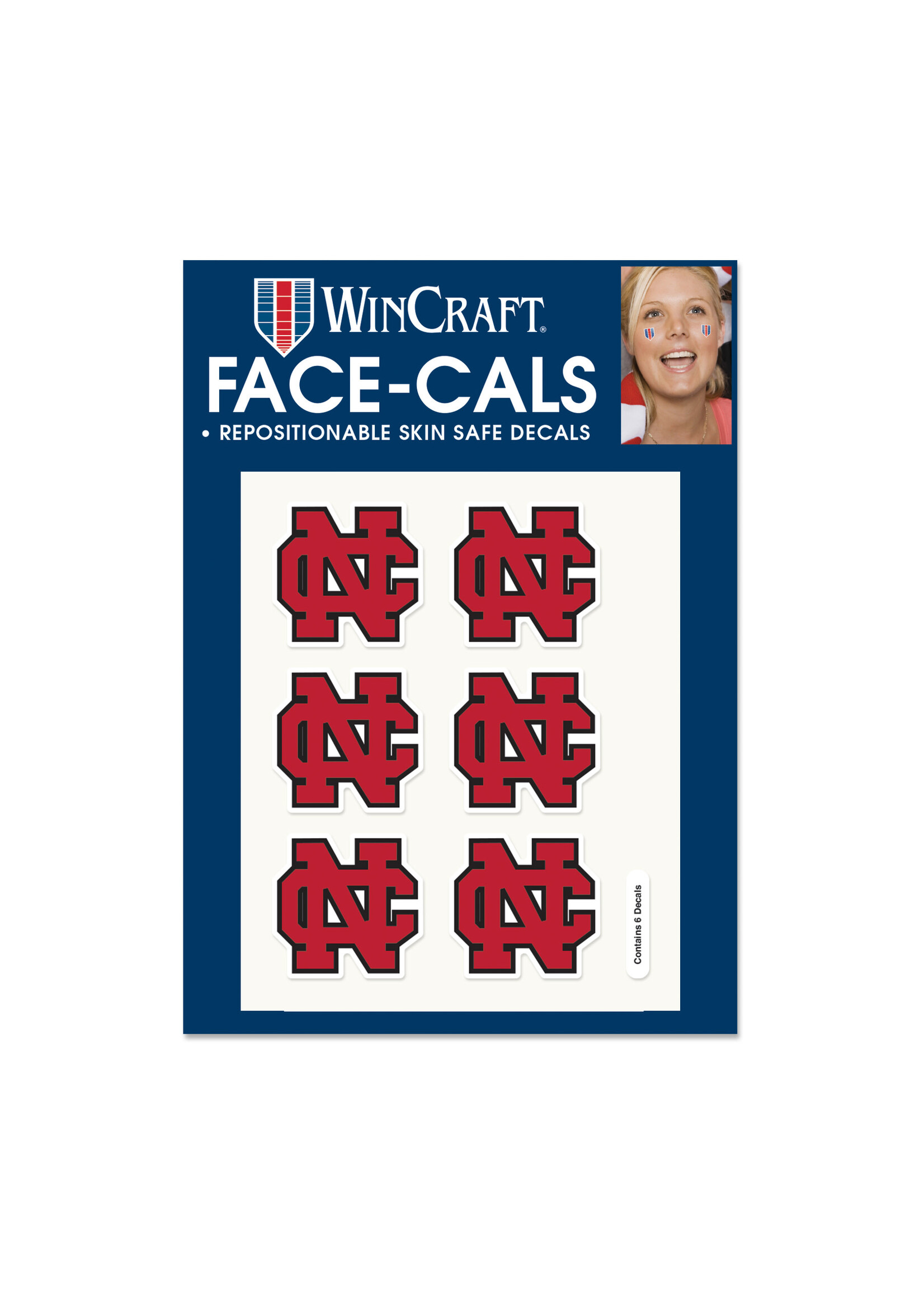 Wincraft Face Decals by Wincraft