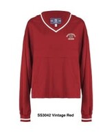 Summit Summit  Vintage Red Rain V-Neck Pullover