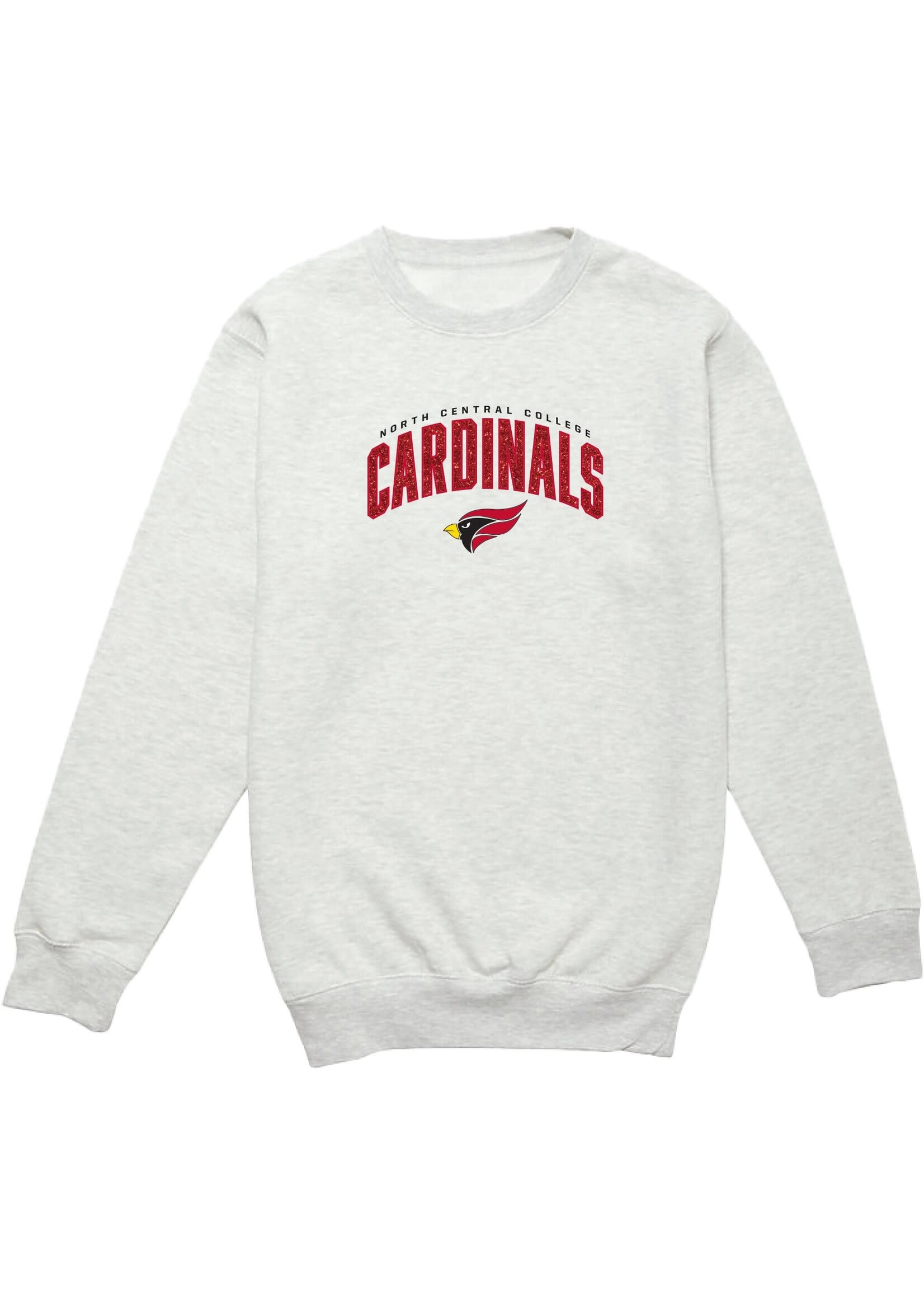 College House NCC Glitter Crew Oatmeal Heather by  College House