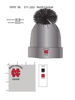 Zoozatz Zoozatz F25 Shine Pom Beanie GF05