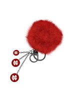 LXG Red Puffball Key Chain w/ NC