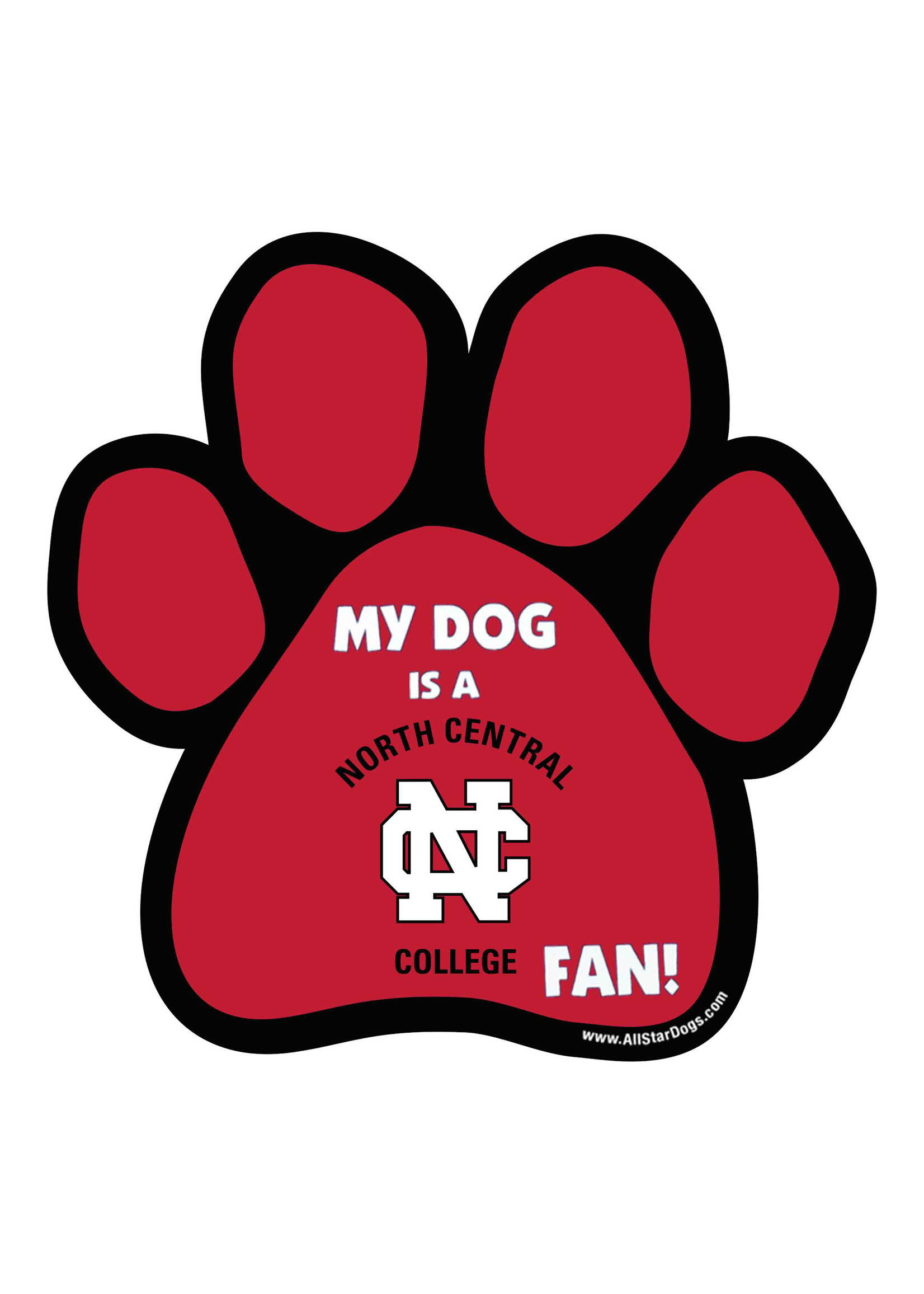 AllStar Dogs All Star Dog Paw Magnet