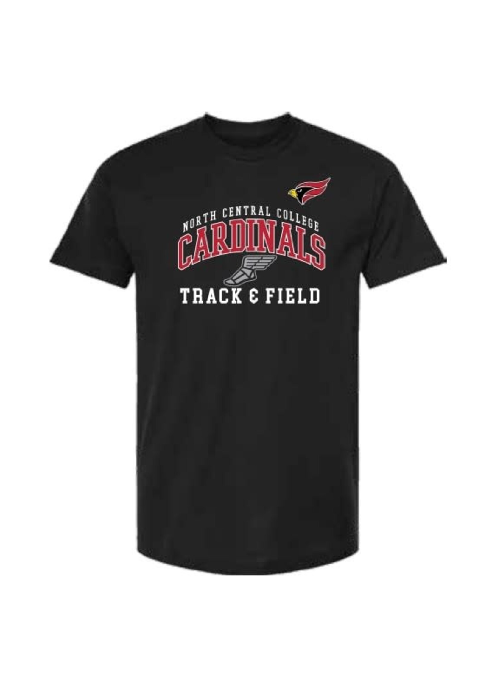 College House Name Drop Shirt in black  - Track and Field