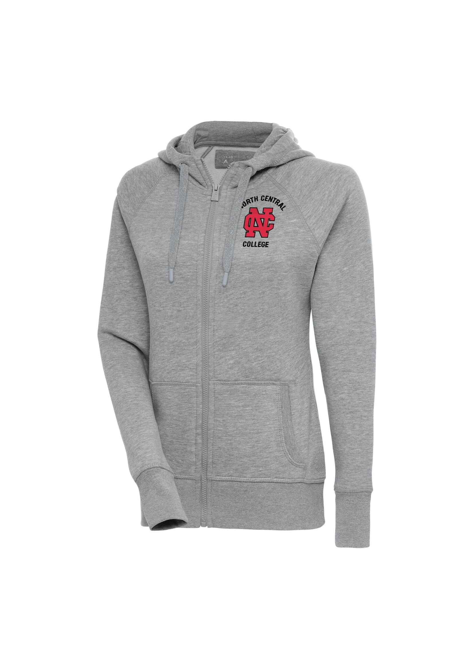 Antigua Women's Victory Full Zip  Hood Grey