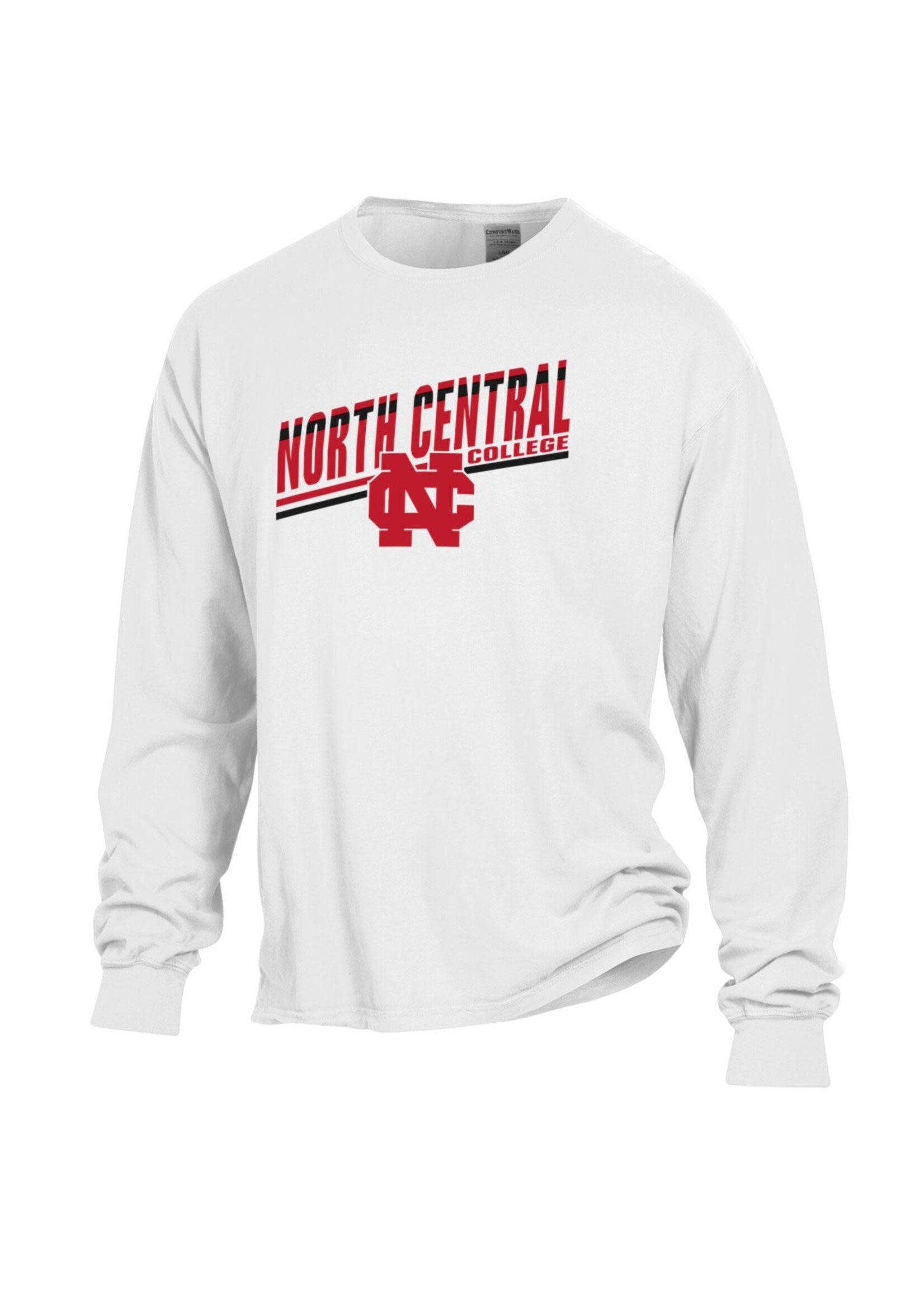 North Central College  w/Fear the Bird Long Sleeve  by Comfort Wash