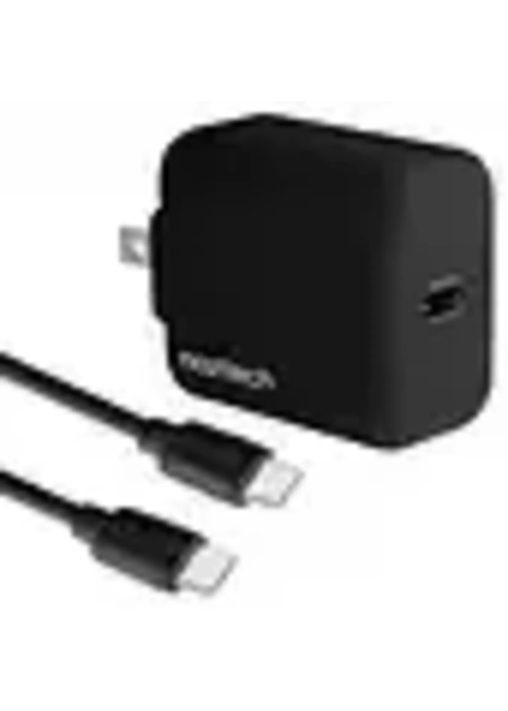 Naztech Naztech Power Delivery Wall Charger with Cable Black  4Ft Box USB-C to USB-C