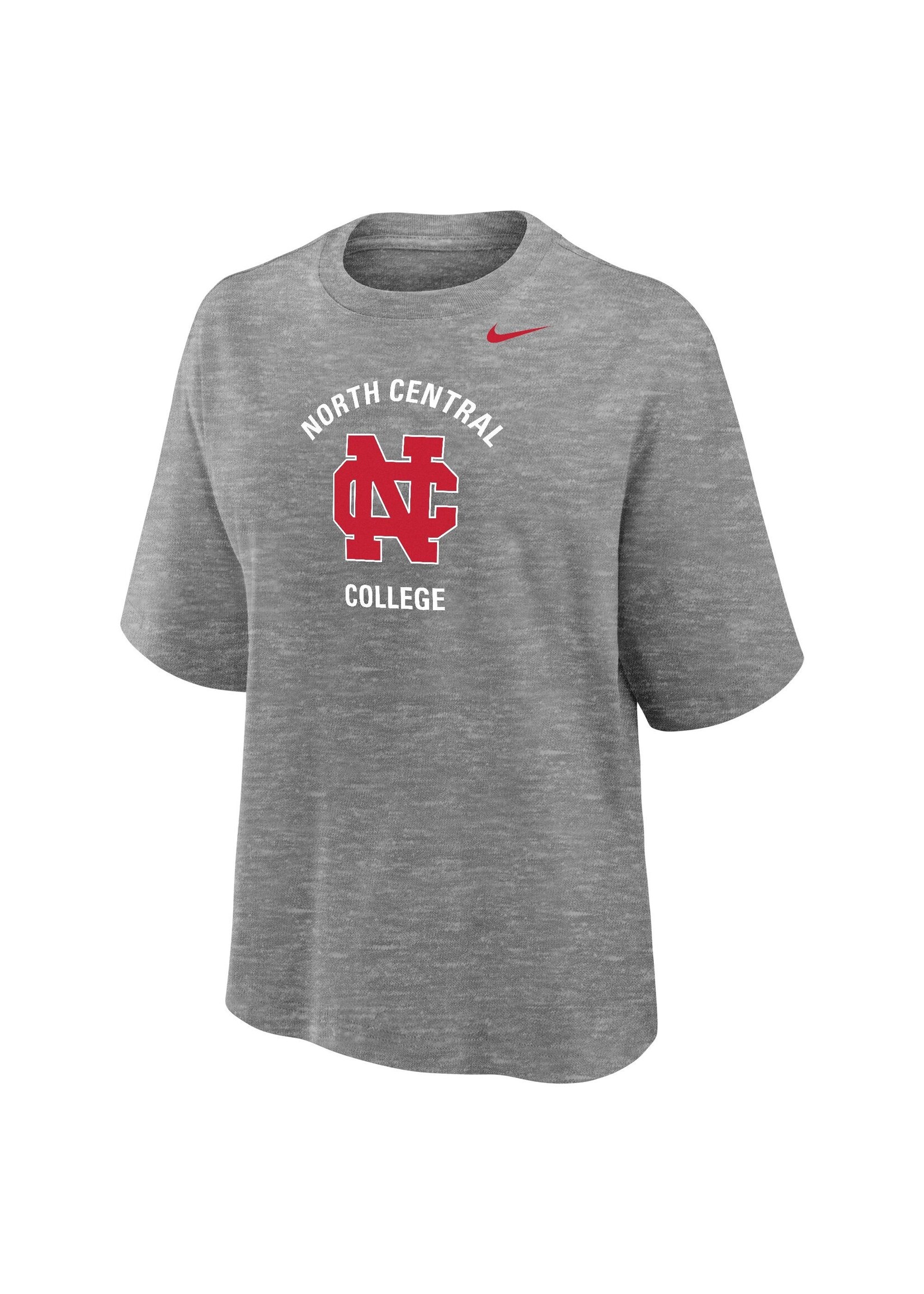 Nike Women's Nike Short Sleeve  Cotton Boxy Tee Dk Heather