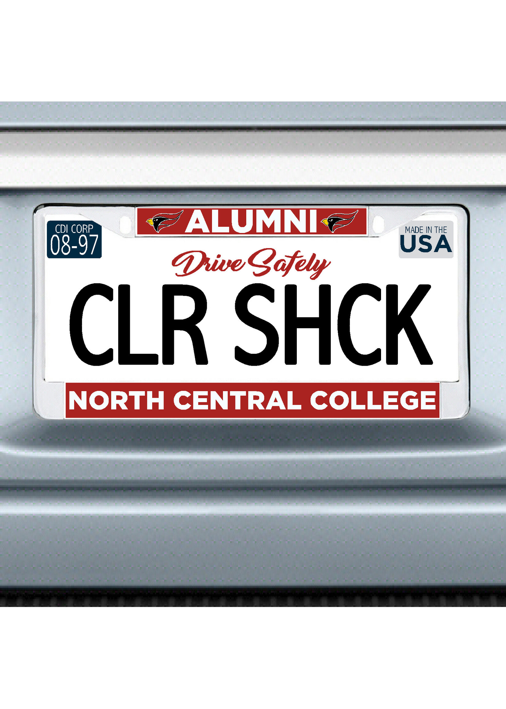 CDI Corporation NCC  Alumni Cardinal License Plate Frame