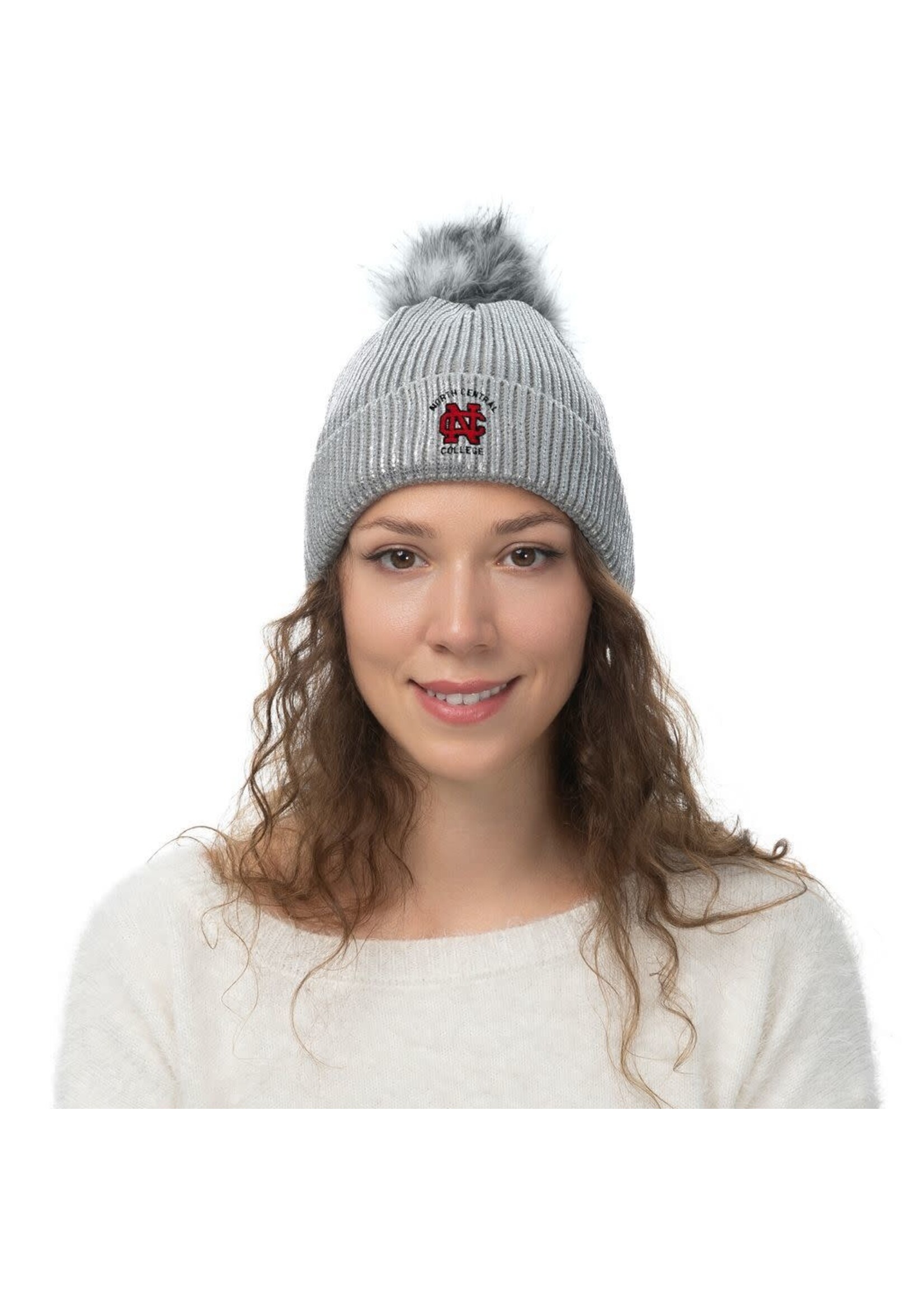 Zoozatz Zoozatz F25 Shine Pom Beanie GF05