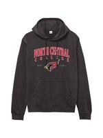 League / Legacy League Weathered Fleece Hood w/cardinal - Heather Black