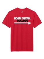 League / Legacy League North Central College Jersey Slub True Red JS100 / 2249455