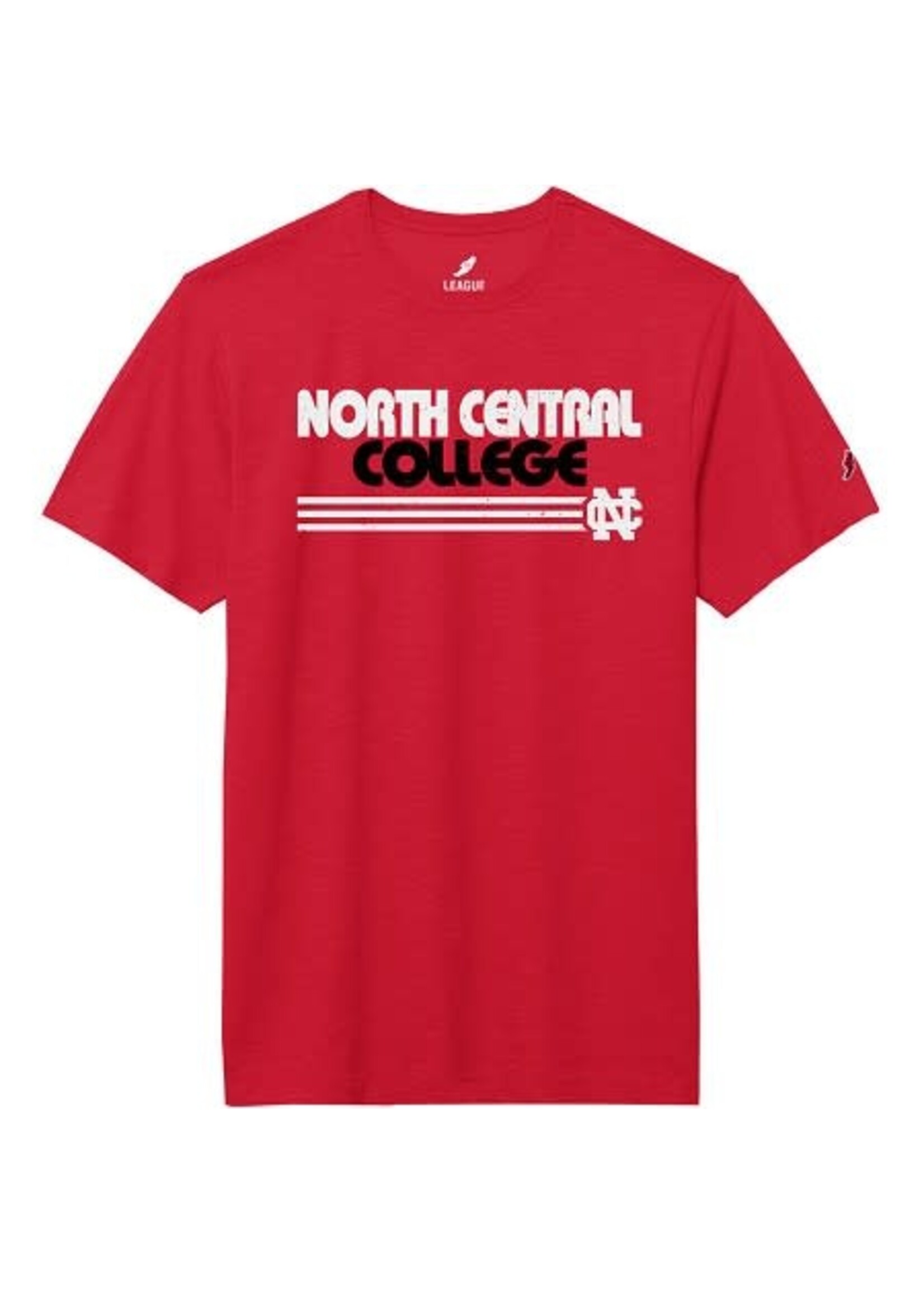 League / Legacy League North Central College Jersey Slub True Red JS100 / 2249455