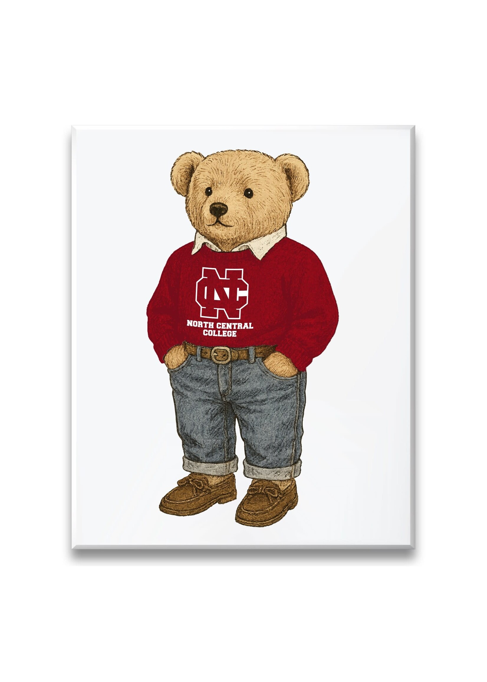 Neil Enterprises NCC  Teddy Bear 8x10 Canvas Print