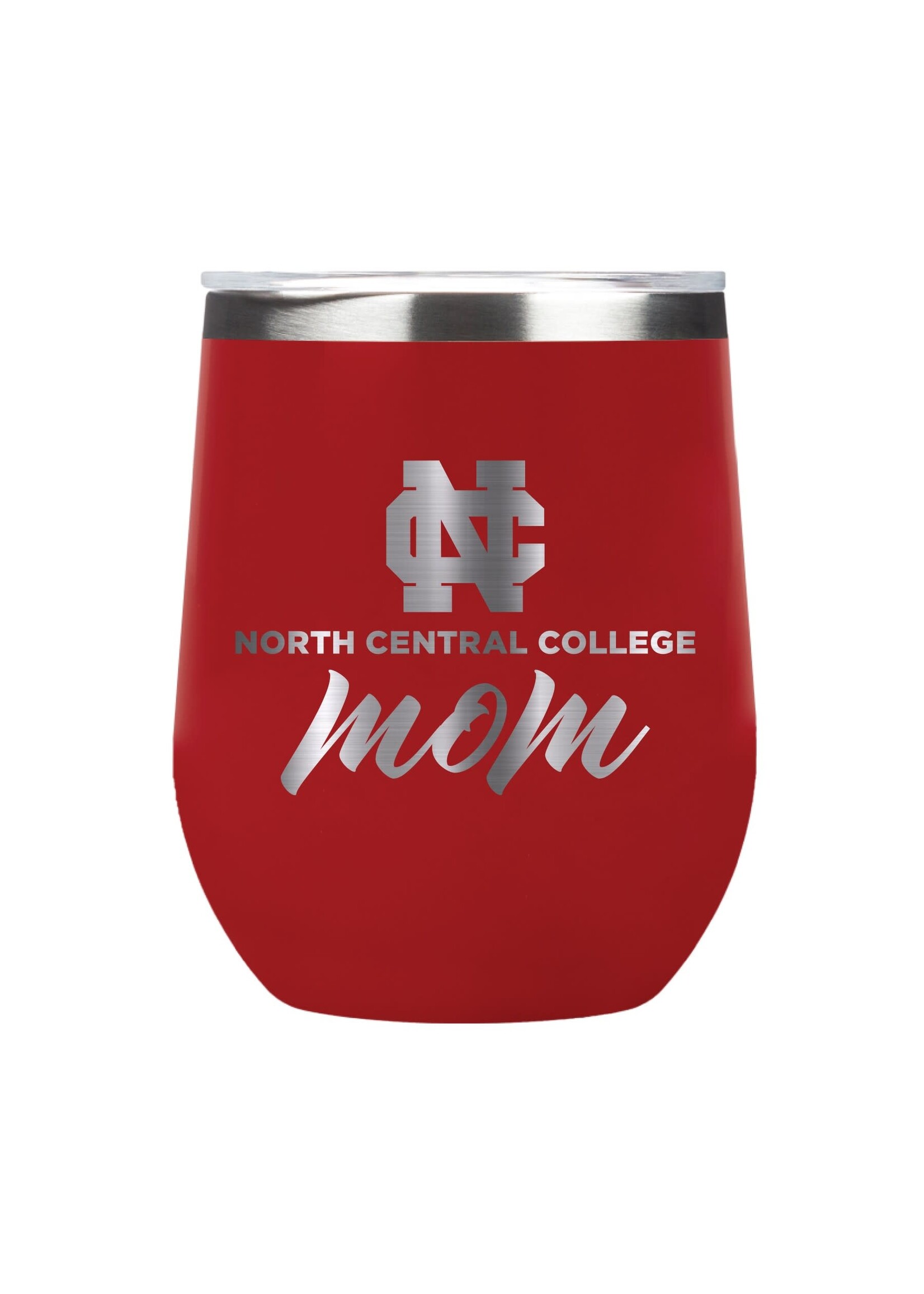 Corkcicle Corkcicle 12oz Stemless wine  w/ North Central College Mom laser engraved