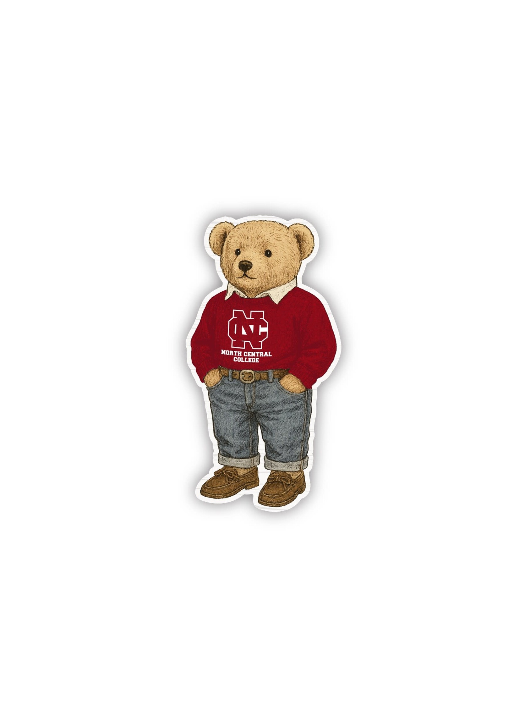 Neil Enterprises NC Teddy Bear Sticker