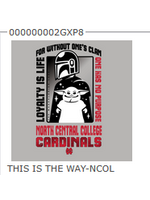 Blue 84 NC Star Wars  This is The Way Tee