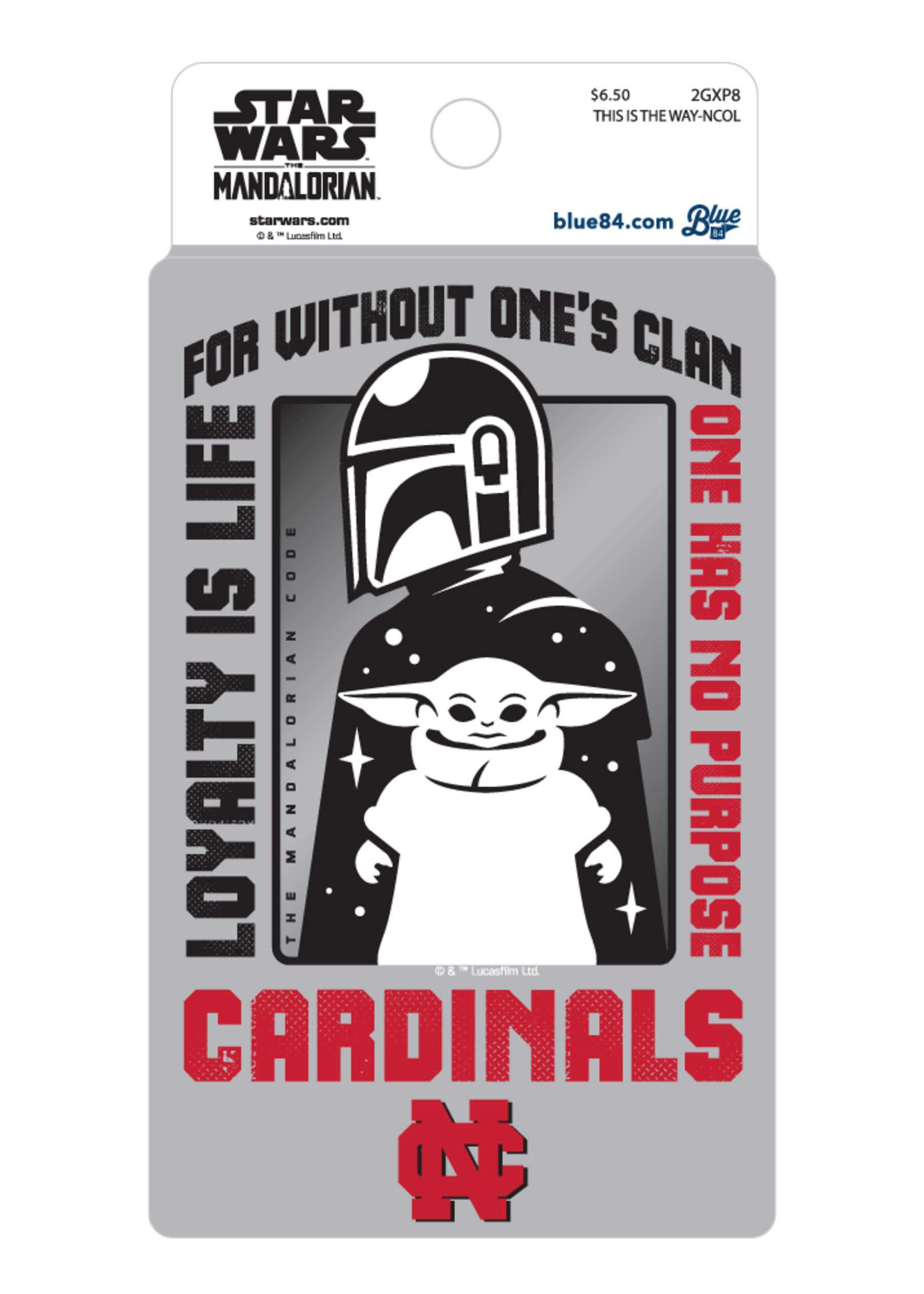 Blue 84 NCC Star Wars Stickers