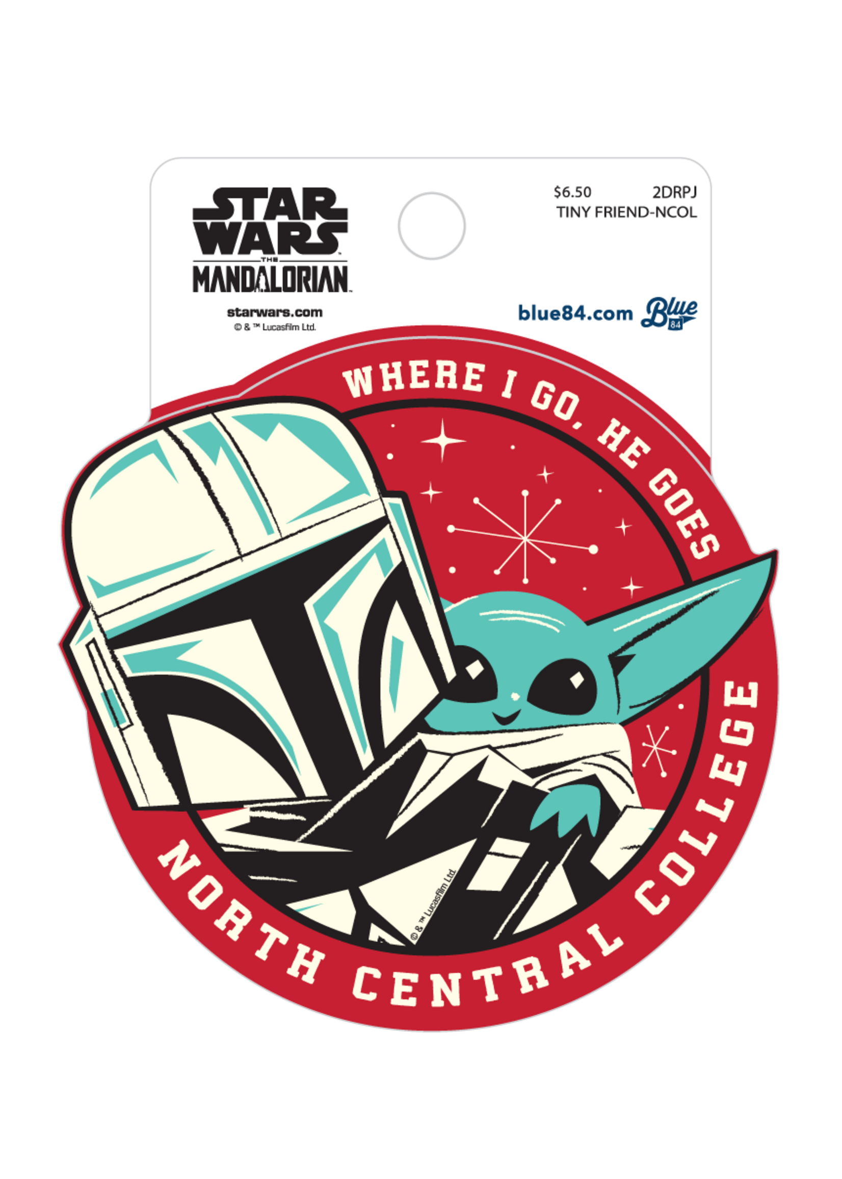 Blue 84 NCC Star Wars Stickers