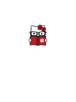Blue 84 NC Hello Kitty Being Smart is Always in Style Tee