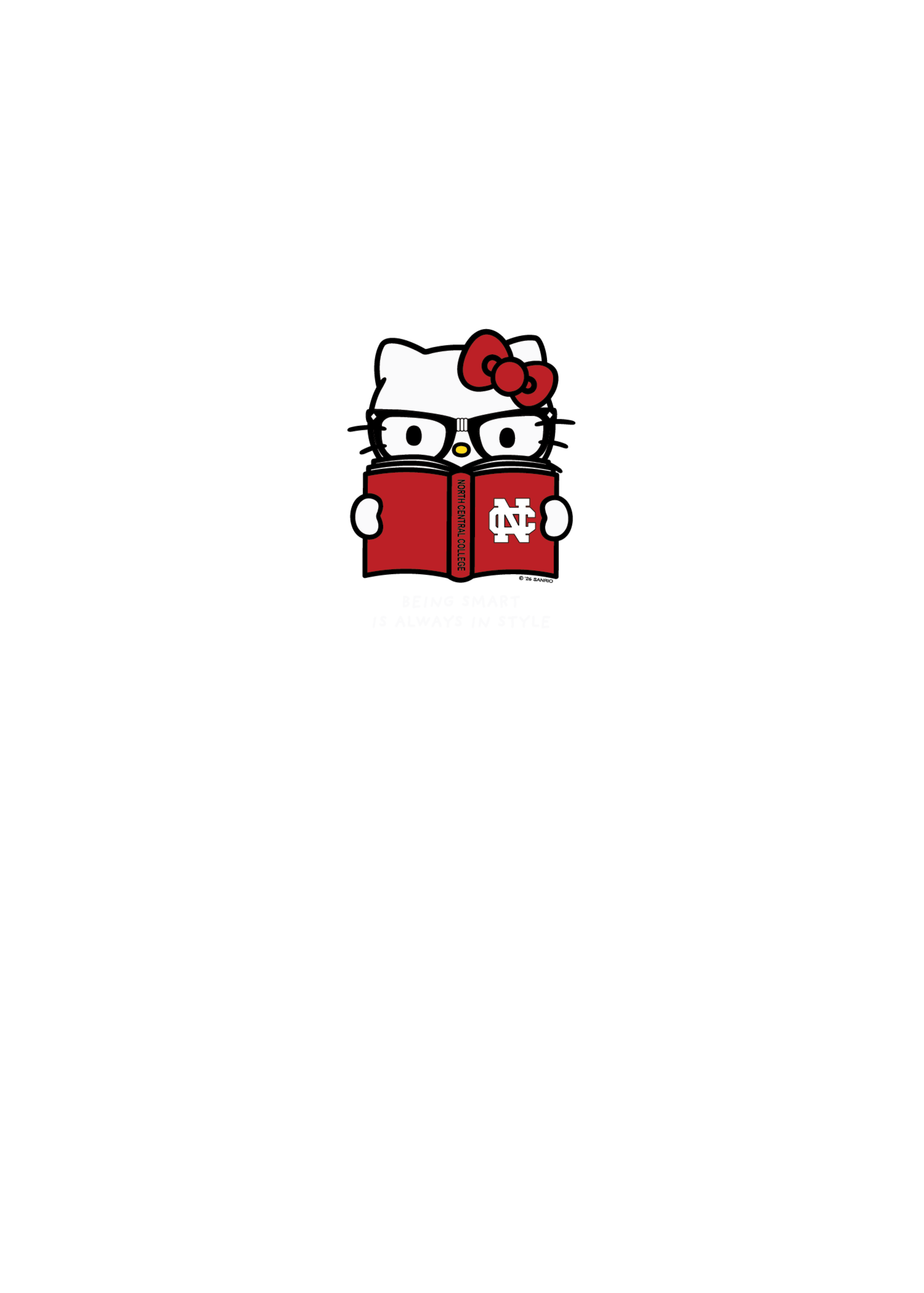Blue 84 NC Hello Kitty Being Smart is Always in Style Tee