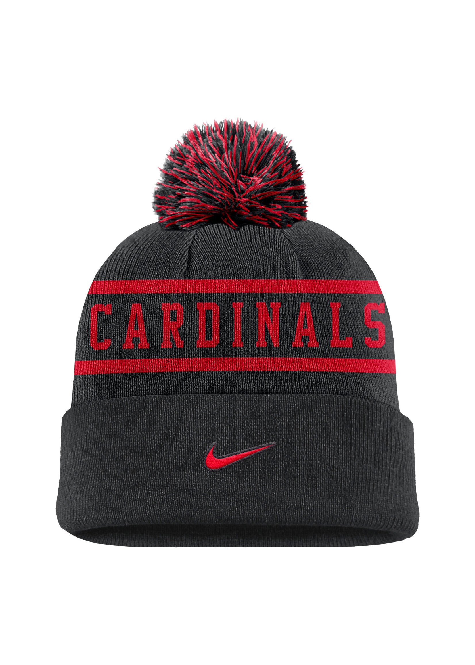 Nike Nike Peak Stripe Beanie w/pom