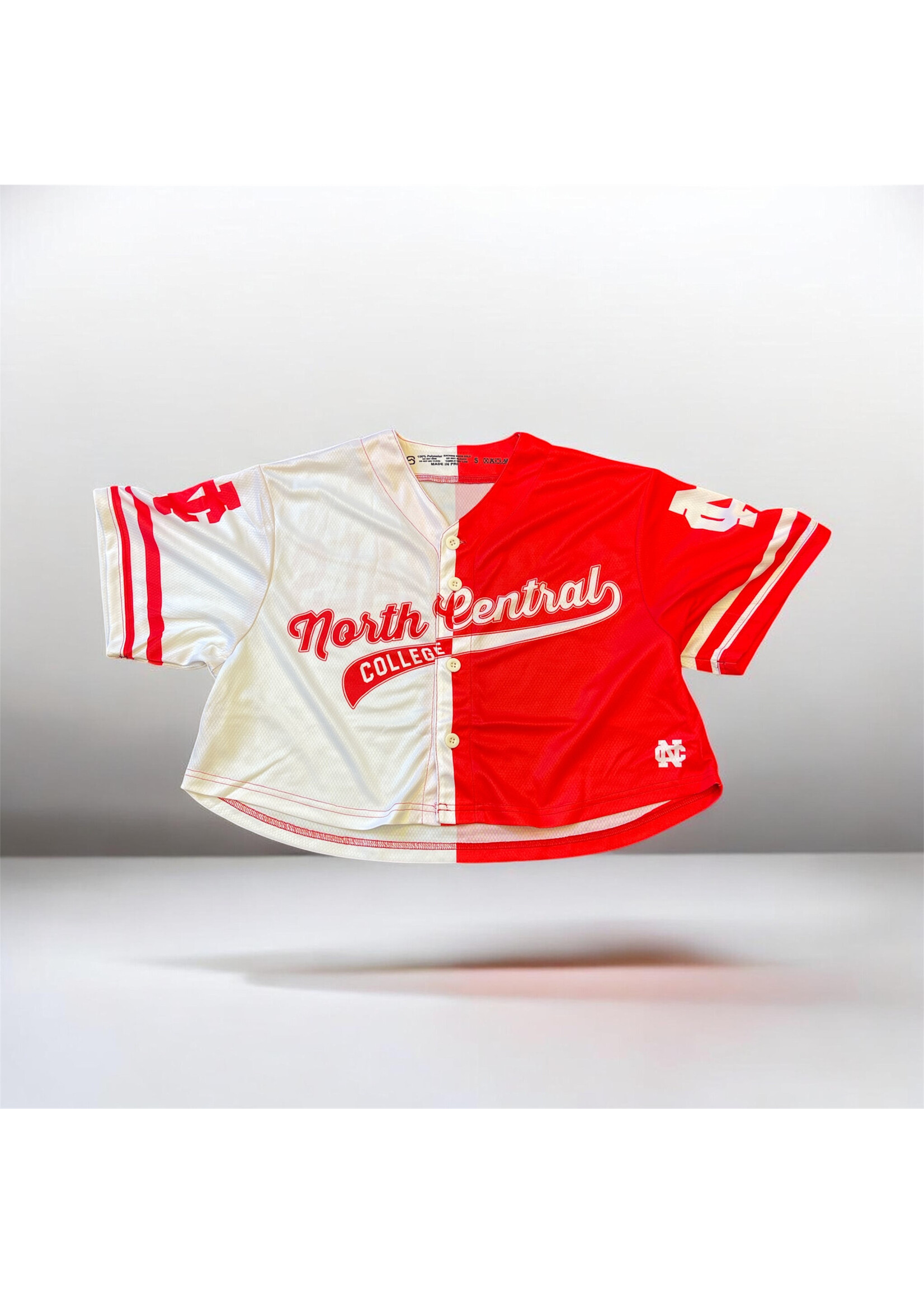 Summit Women's Sublimated Crop Baseball Top