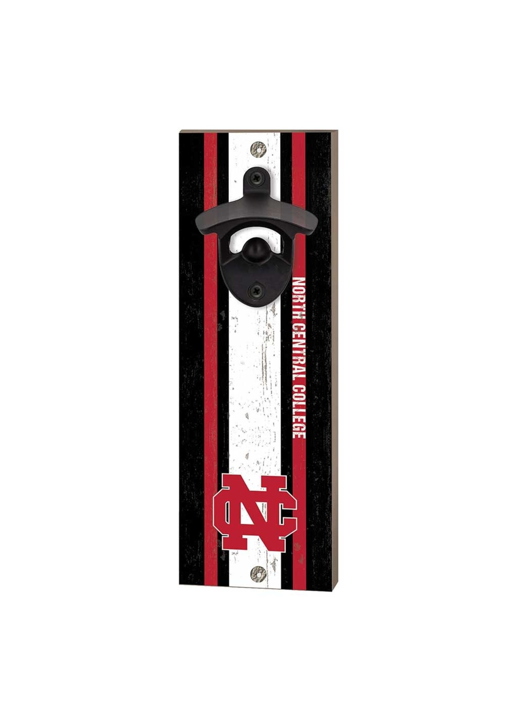 Jardine Associates North Central College Wall mount wood bottle opener