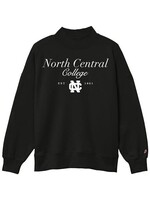 League / Legacy Diana Mock Neck in Script by League Black