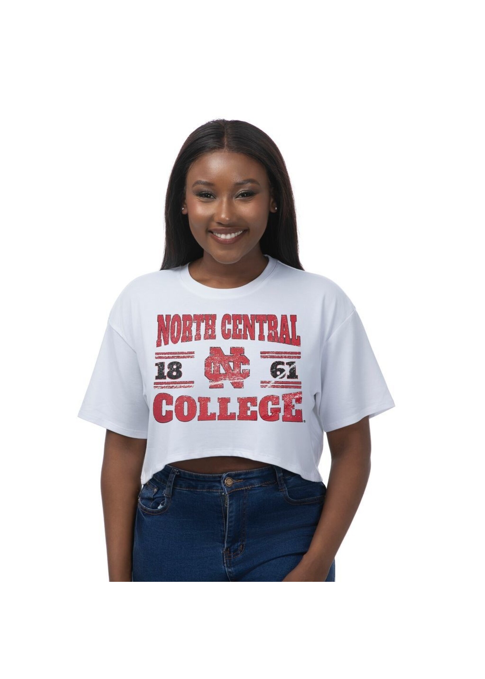 Zoozatz ZooZatz CA49WH White Box Crop Tee