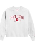 League / Legacy League RVF125 Women's Oversized Reverse Fleece Midi - Sno White